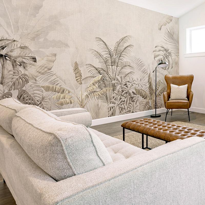 Modern,Farmhouse,Simple,Living,Room,With,Minimal,Decor,Gas,Fireplace