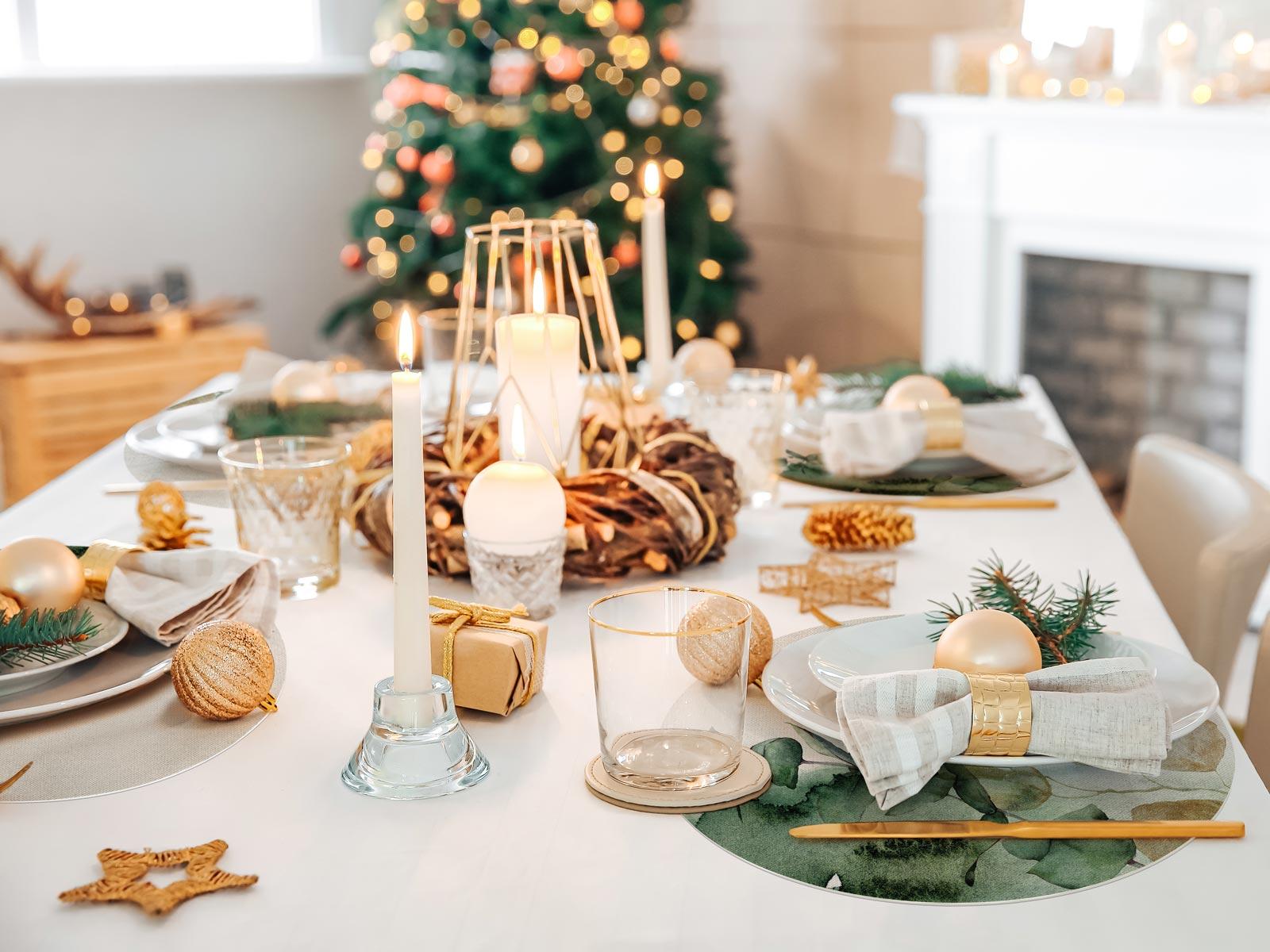 set de table Noël