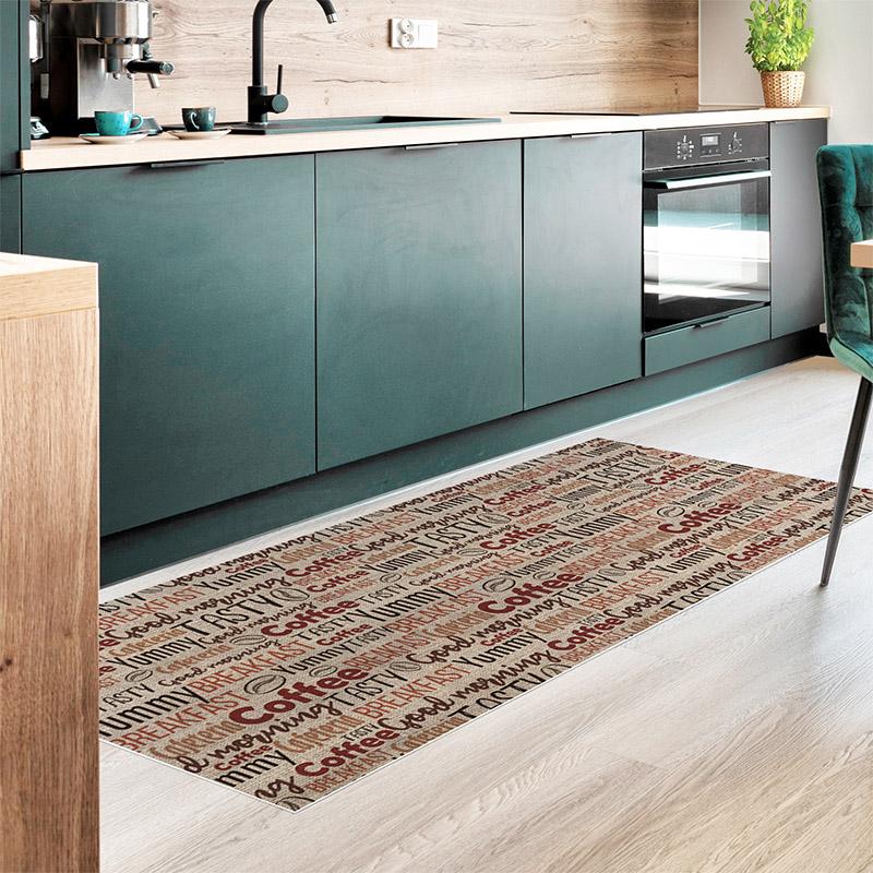 Modern,Interior,Of,Kitchen,With,Dark,Furniture,,Dining,Table,And