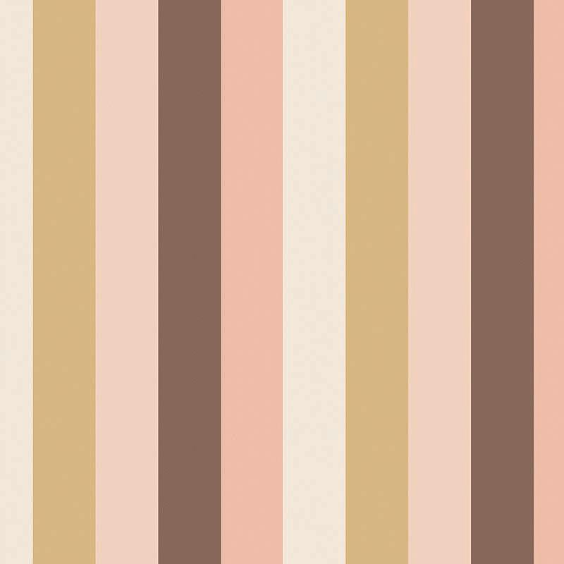 Sticker pour portes à rayures multicolore