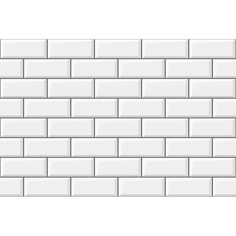 Crédence de cuisine Brique Blanche